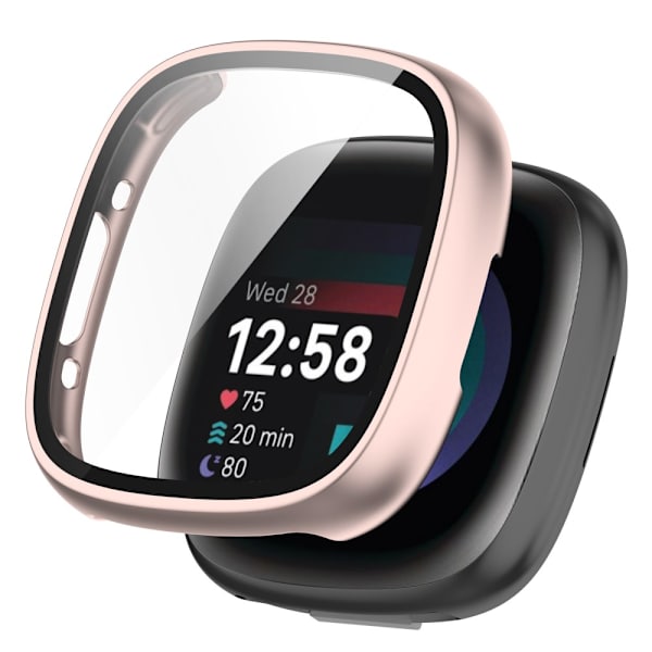 Hårdskal Fitbit Versa 4/Sense 2 Roséguld