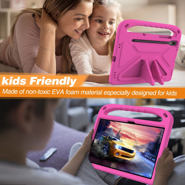 Samsung Galaxy Tab S9 FE -kotelo, vaaleanpunainen
