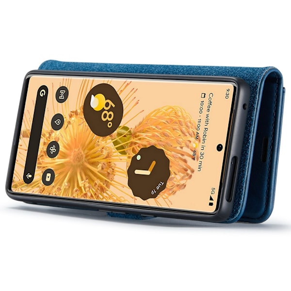 DG.MING 2-in-1 Magnet Wallet Google Pixel 7 Pro Blue