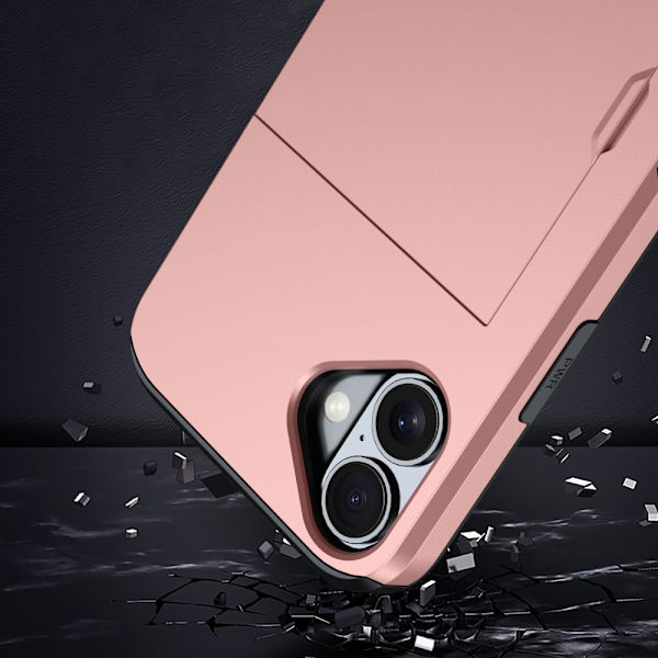 Skal Kortfack iPhone 16 Roséguld