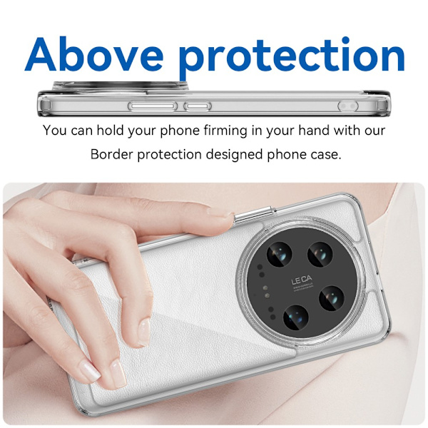 Hybridi Edge -kotelo Xiaomi 14 Ultra - läpinäkyvä