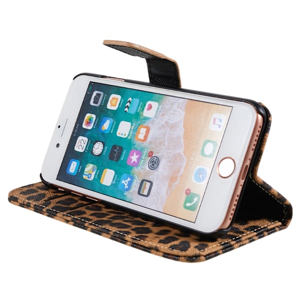 iPhone 7/8/SE Etui Leopard