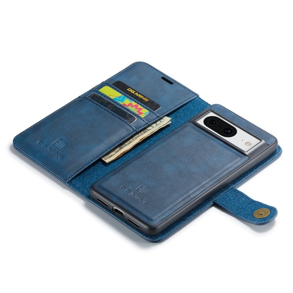 DG.MING 2-in-1 Magnet Wallet Google Pixel 8 Blue