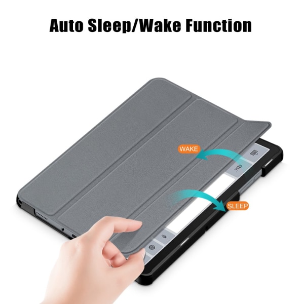 Samsung Galaxy Tab A9 Plus Etui Tri-fold Grå