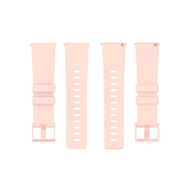 Fitbit Versa/Versa 2 -silikoniranneke, vaaleanpunainen