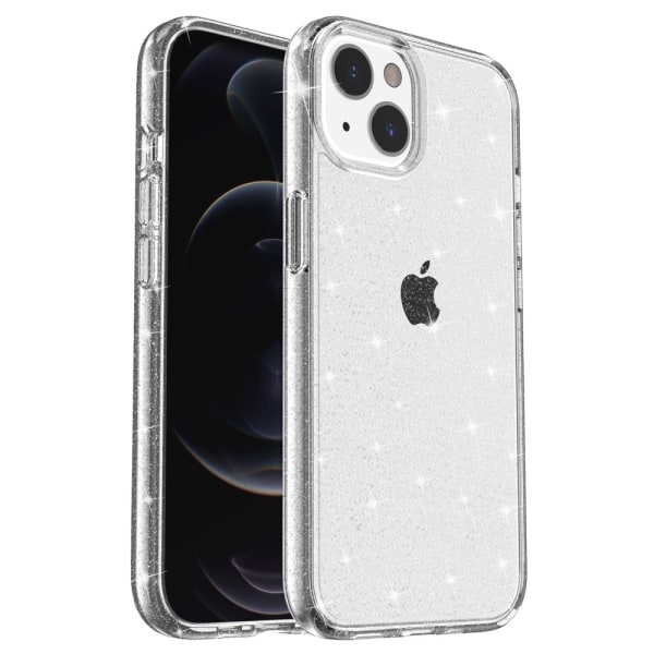 iPhone 14 Kuori Glitter Läpinäkyvä