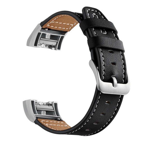 Äkta Läderarmband Fitbit Charge 2 Svart