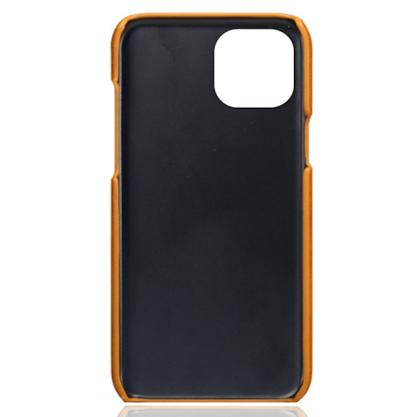 Läderskal Med Kortfack iPhone 14 Cognac