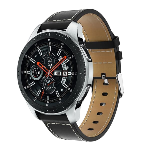 Klassisk læderrem Garmin Vivoactive 4 Sort