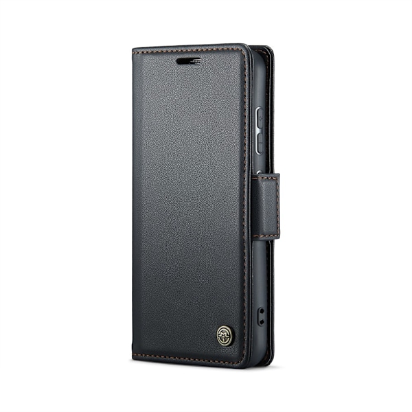 CaseMe Slim Lompakko Kotelo RFID-suoja Samsung Galaxy S25 Musta