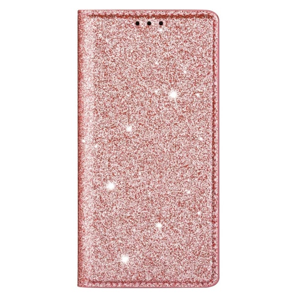 Glitter Wallet Case iPhone 13 Mini Rose Gold