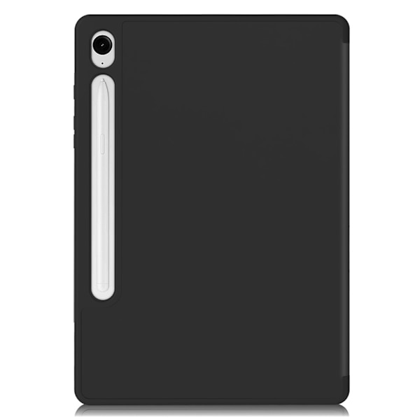 Samsung Galaxy Tab S10 FE Fodral Tri-Fold Med Pen-hållare Svart