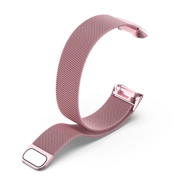 Milanese Loop Armband Fitbit Charge 6 Rosa