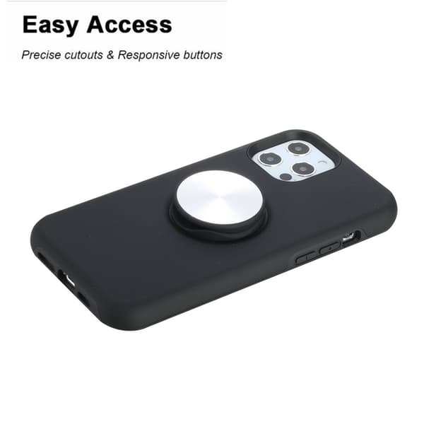 Skal Med Grip Holder iPhone 12 Pro Max Svart