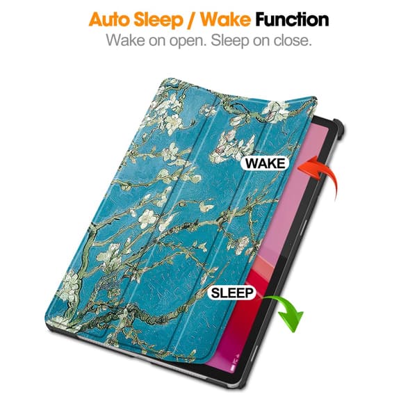 Lenovo Tab M11 Etui Tri-fold Kirsebærblomster