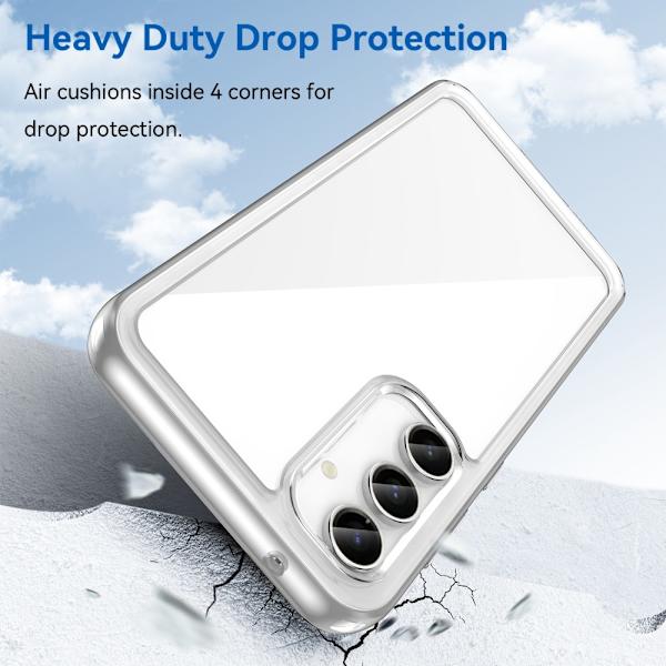 Hybrid Edge Case Samsung Galaxy S23 FE Transparent