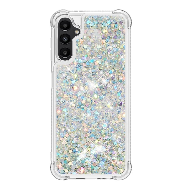 Glitter Bling TPU Cover Samsung Galaxy A14 Sølv