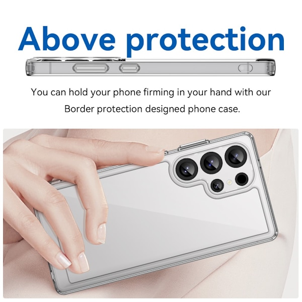 Hybrid Edge Case Samsung Galaxy S25 Ultra Transparent