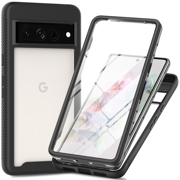 360 Full Cover Edge Case Google Pixel 8 Pro Black
