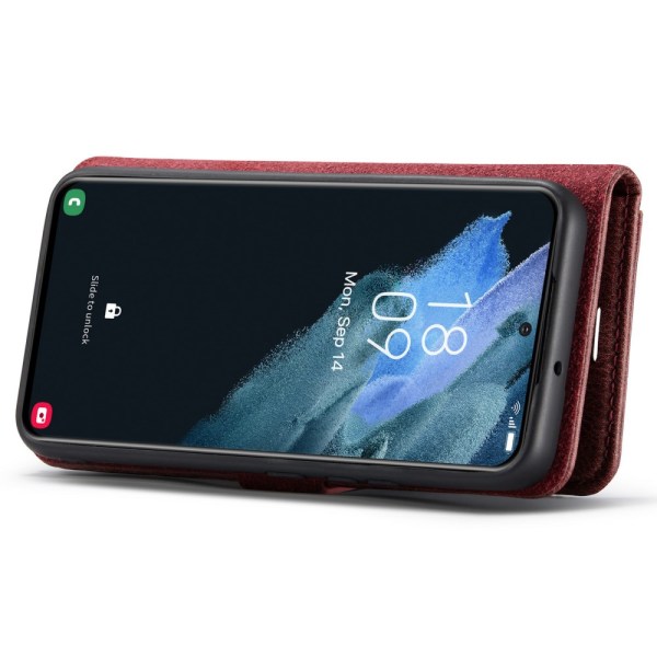 DG.MING 2-i-1 magnetpung Samsung Galaxy S22 Rød