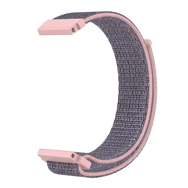 Nylonrem Samsung Galaxy Watch 46mm Grå/Rosa