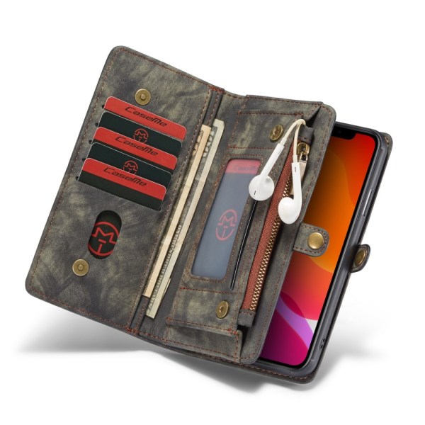 CaseMe Wallet Case Multi-Slot iPhone 11 Pro Grå