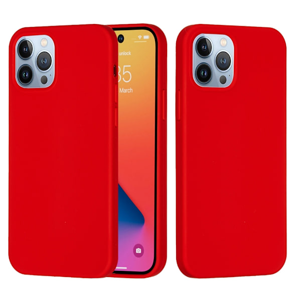Silikonikuori iPhone 14 Pro Max Punainen