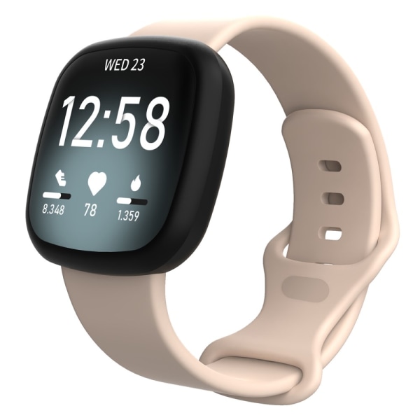 Silikone armbånd Fitbit Versa 4/Sense 2 Pink (L)