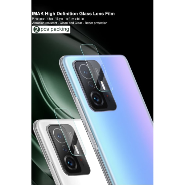 IMAK 2-pak Hærdet Glas Linsebeskyttelse Xiaomi 11T/11T Pro