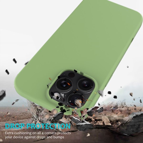 Silikonecover iPhone 16 Pro Grøn