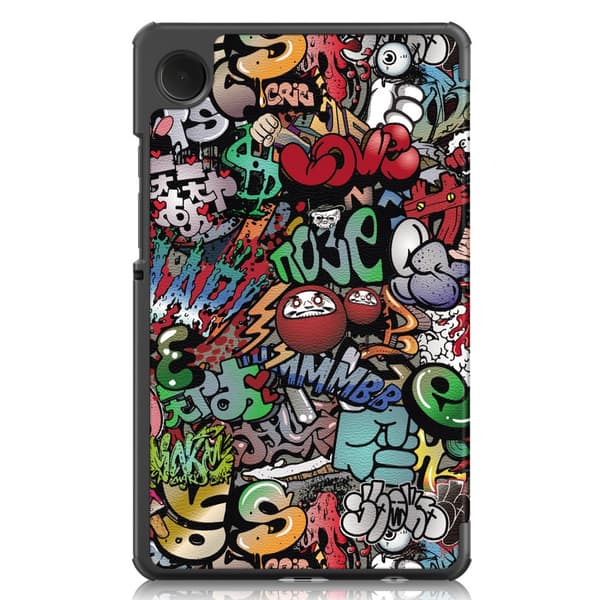 Samsung Galaxy Tab A9 Etui Tri-fold Graffiti