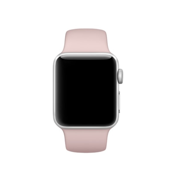 Silikonarmband Apple Watch 42/44/45/49 mm Ljusrosa
