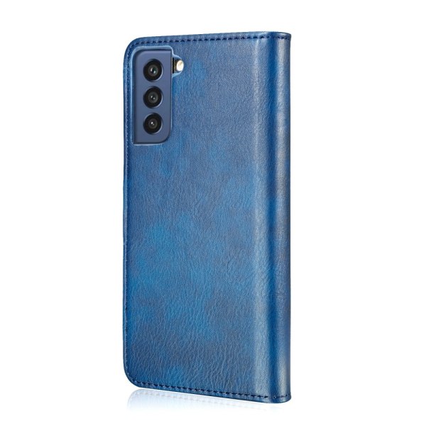 DG.MING 2-in-1 magneettilompakko Samsung Galaxy S21 FE Sininen