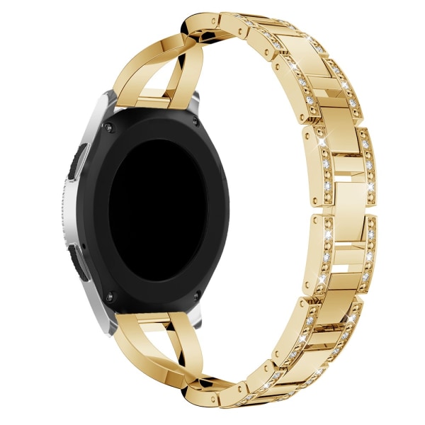 Rhinestone Crystal rannekoru Samsung Galaxy Watch 46mm kultaa