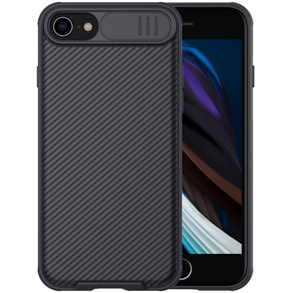 Nillkin CamShield Skal iPhone 7/8/SE Sort