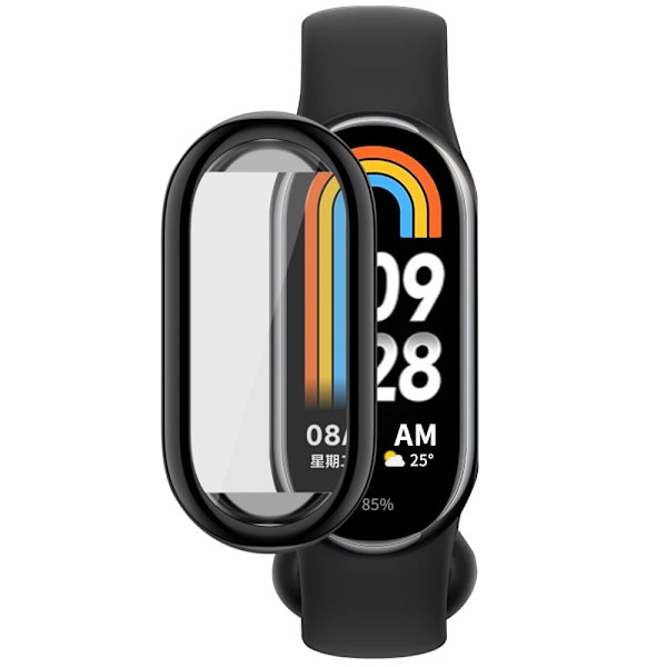 Heltäckande TPU Skal Xiaomi Smart Band 8 Svart