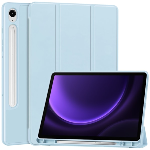 Samsung Galaxy Tab S10 FE Kotelo Tri-Fold Kynätelineellä Sininen