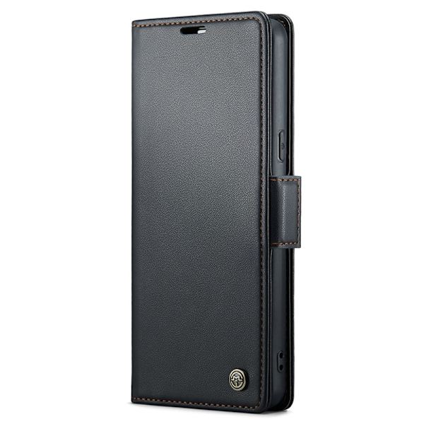 CaseMe Slim Plånboksfodral RFID-skydd Google Pixel 7a Svart