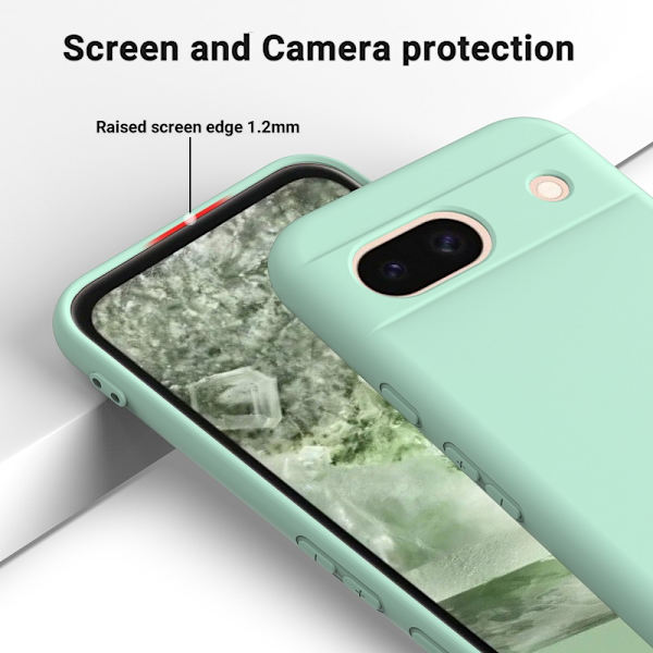 Silikonecover Google Pixel 8a Grøn