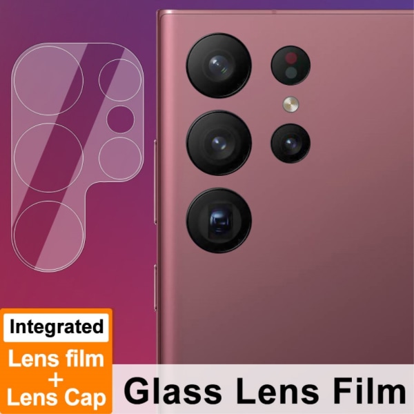 IMAK karkaistu lasilinssisuoja Samsung Galaxy S23 Ultra Transparent