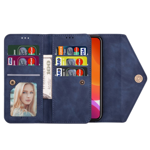 Lompakkokotelo iPhone 14 Pro Sininen