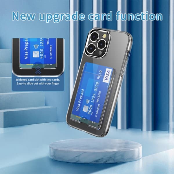 Skal Kortfack iPhone 15 Pro Transparent