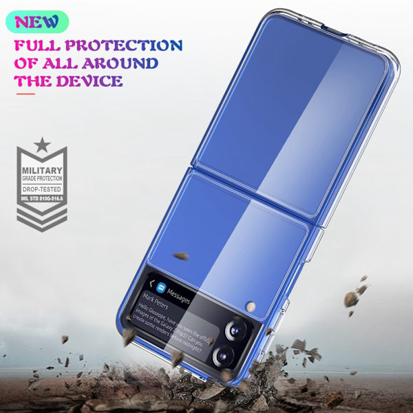 Crystal Hybrid Cover Samsung Galaxy Z Flip 4 Transparent