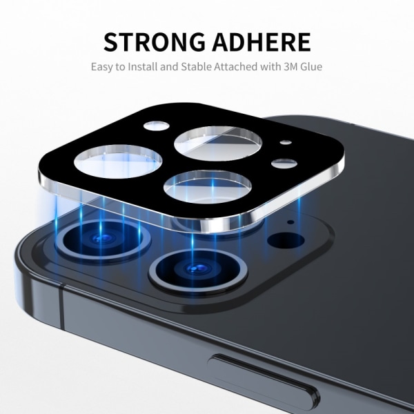 Hat Prince Fuldækkende Kamerabeskyttelse iPhone 15 Pro/15 Pro Max Sort