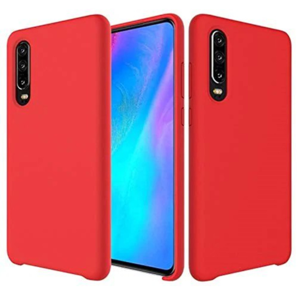 Pehmeä silikonikuori Huawei P30 Punainen