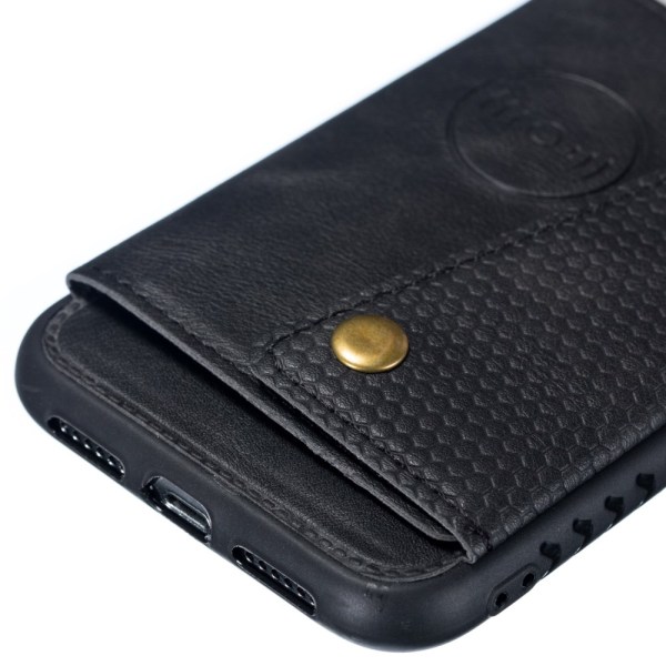 Etui med pung til iPhone XR Sort