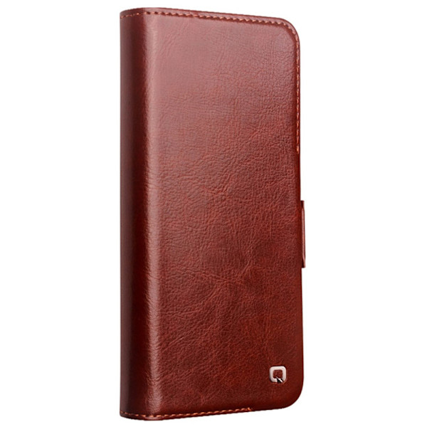 Qialino Leather Wallet Case Samsung Galaxy S24 Brown