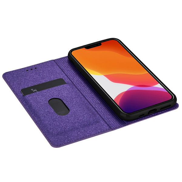 Glitter Pung Etui iPhone 13 Pro Lilla
