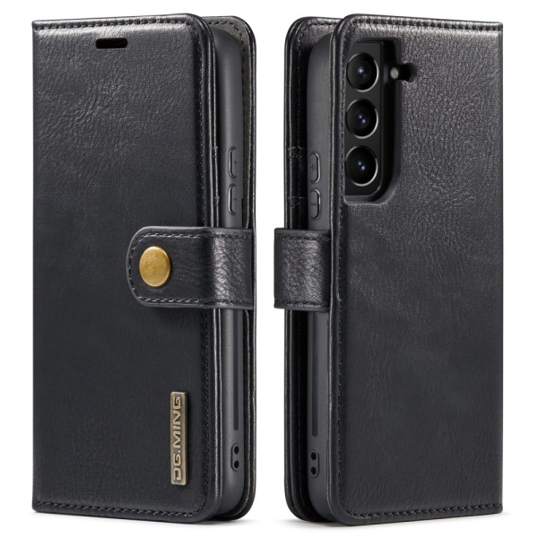 DG.MING 2-in-1 Magnet Wallet Samsung Galaxy S22 Black