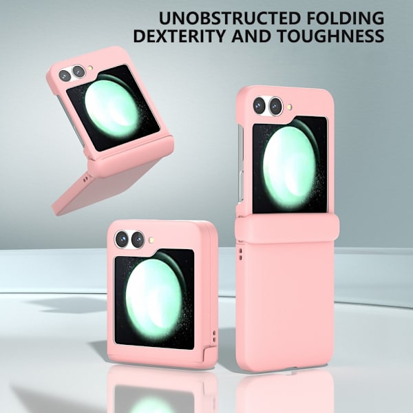Hårdskal Gummerat Hinge Protection Samsung Galaxy Z Flip 6 Rosa